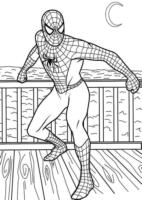 Dibujos Para Colorear De Spiderman