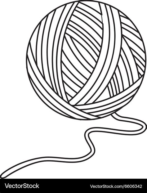 Ball Of Yarn Coloring Page Coloring Pages