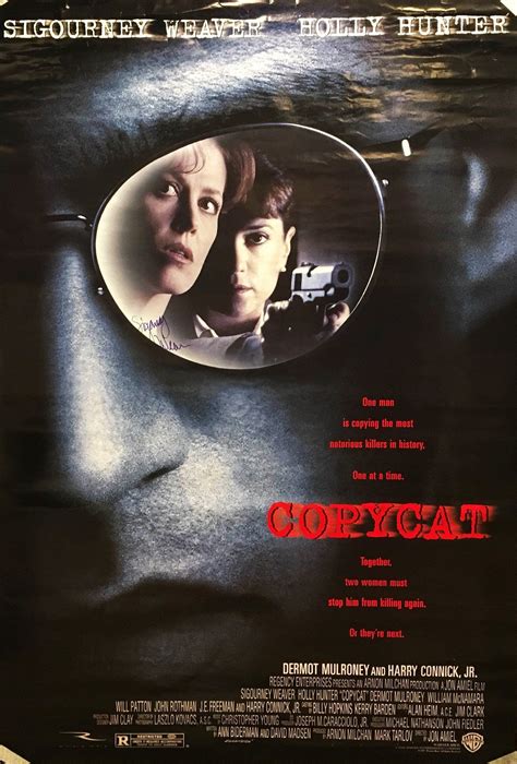 "Copycat" 1995 Movie Poster Autographed Signed by Sigourney Weaver ...