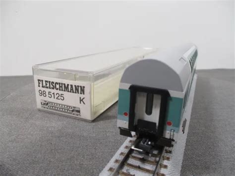 FLEISCHMANN H0 AC 98 5125 K Personenwagen Doppelstockwagen 2 Kl Der