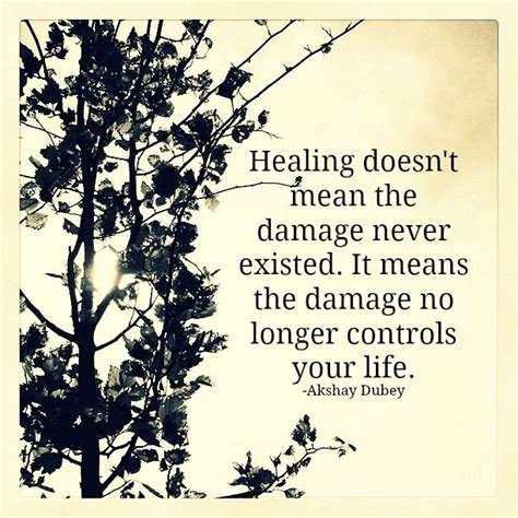 Healing Doesn T Mean The Damage Never Existed It Means The Damage No