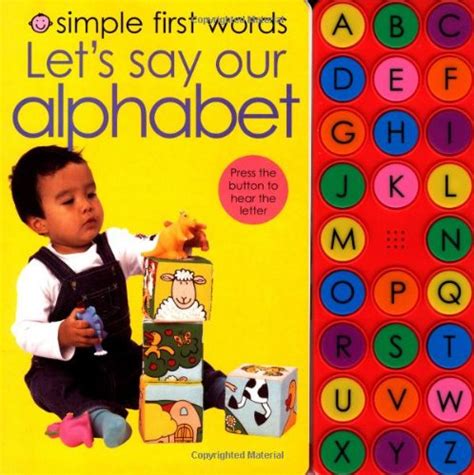 Amazon Simple First Words Let S Say Our Alphabet Priddy Roger Books