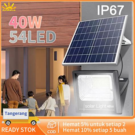 Jual 40W Surya Outdoor Taman Lampu Sorot LED Daya Tinggi Tahan Air