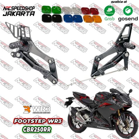 Jual Footstep Foot Step Wr Honda Cbr Rr V Series Full Black