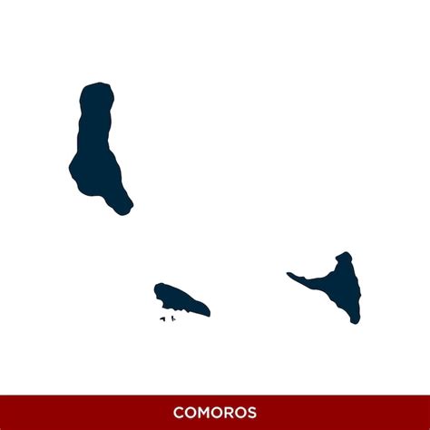 Premium Vector Comoros Country Map Icon Vector Design Template