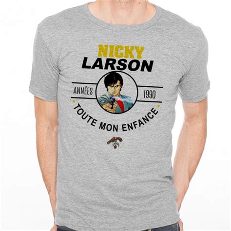 T Shirt Homme Gris Ann Es Nicky Larson Ketshooop T Shirts