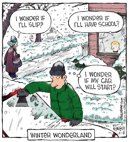 A Playful Winter Wonderland Comic Strip