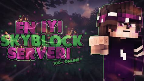 DÜNYANIN EN İYİ PREMİUMSUZ SKYBLOCK SERVERİ 100 ONLİNE MİNECRAFT