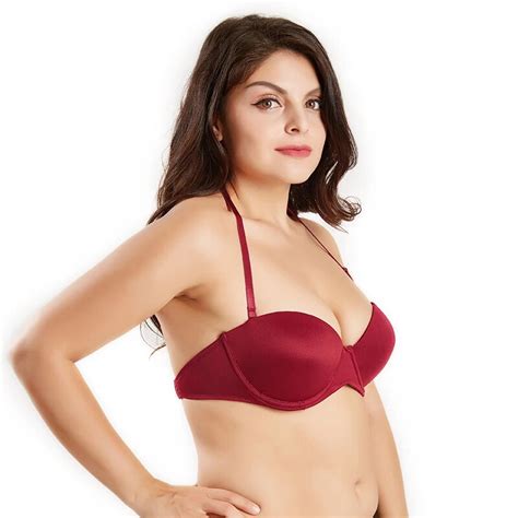 Women Padded Bra Plus Size Strapless Bra Sexy Lingerie Dual Use Bra