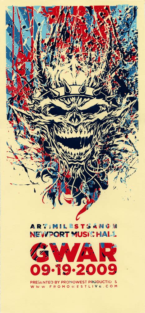 Silkscreen Gwar By Milestsang On Deviantart