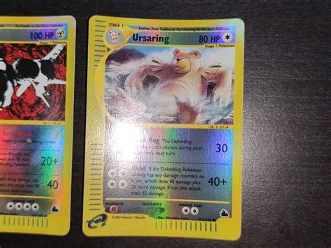 Pokemon Steelix Rhydon Ursaring Skyridge Reverse Holo Rare Hobbies