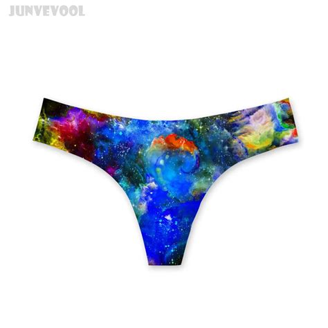 Bikini G String Women Thong Galaxy Print Knickers Sexy Underwear Women