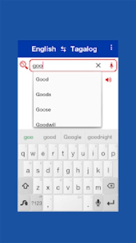 English Tagalog Dictionary Pour Android T L Charger