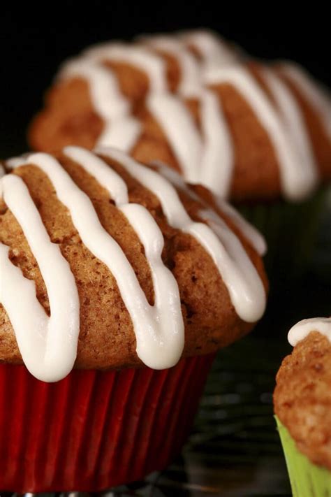 Glazed Gingerbread Muffins Recipe - Celebration Generation