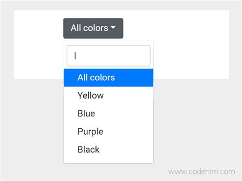 Bootstrap Select Dropdown With Search Box Tutorial Examples Codehim