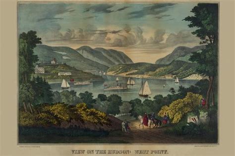 View On The Hudson West Point Art Print