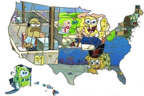 Spongebob Map