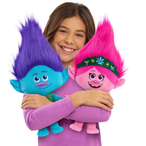 Buy Trolls World Tour Poppy And Branch Friendship Plush 2 Pack Stuffed