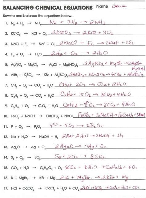 Equilibrium Expression Worksheet Equilibrium Constant Wo