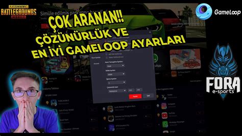 Yeni Yılın En iyi çözünürlük Gameloop ayarlarım ve daha fazlası