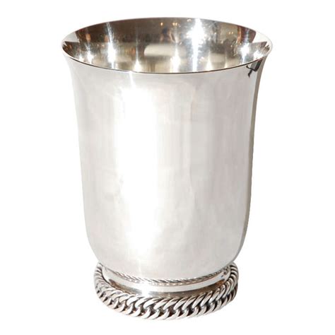 Vintage Silver Plated Vase By Hermes At 1stdibs Silver Plate Vase