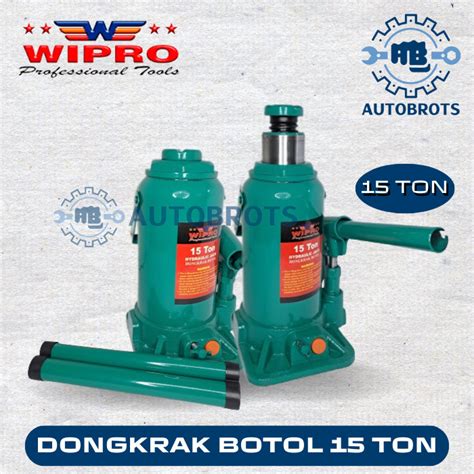 Jual Wipro Dongkrak Botol Ton Hydraulic Bottle Jack Ton Kota