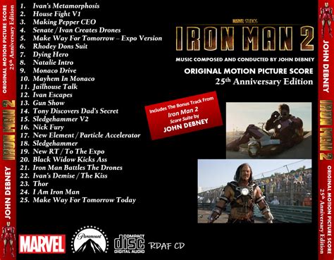 Iron Man 2 (2010) Score (25th Anniversary) (Back) by kidsfan on DeviantArt