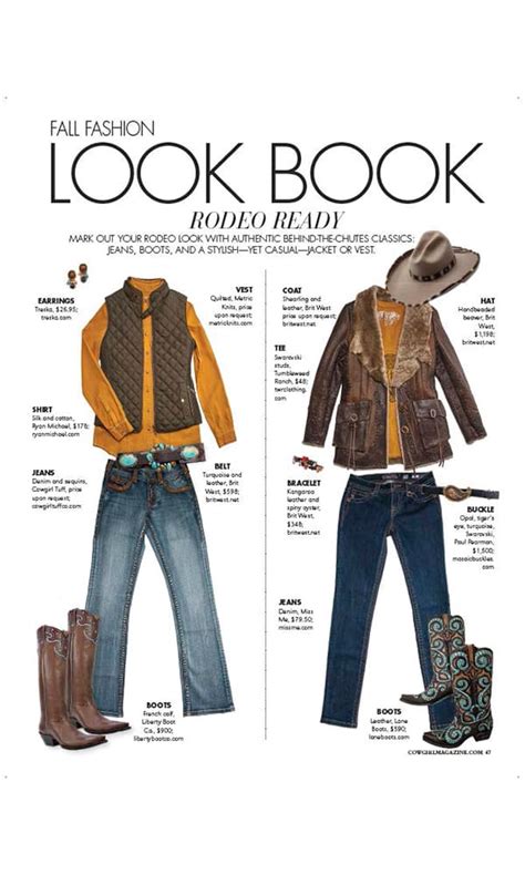 fall fashion lookbook cowgirl magazine