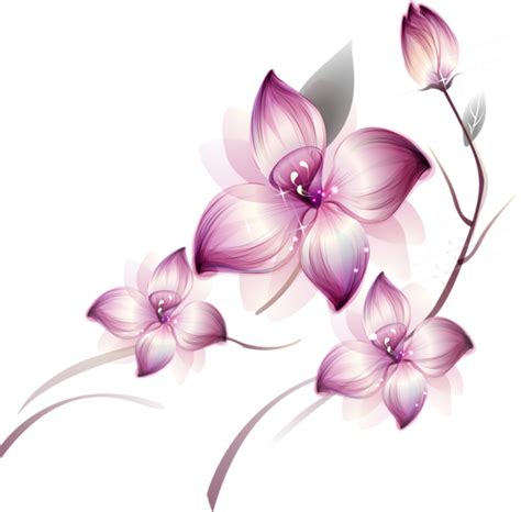 [res] Purple Flowers Png By Hanabell1 On Deviantart