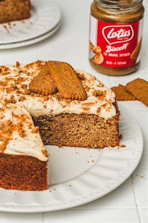 Biscoff Cake Soft Moist With Flavored Cookie Butter Frosting