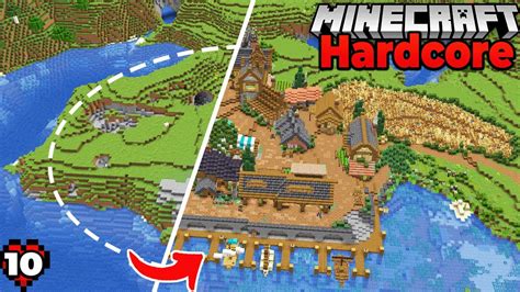 I BUILT A MEGA VILLAGE In HARDCORE MINECRAFT 1 18 SURVIVAL Let S Play