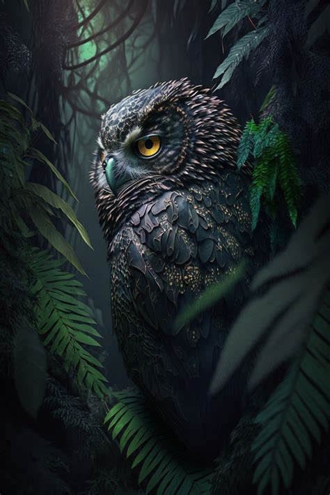 Dark Owl Wallpapers 4k Hd Dark Owl Backgrounds On Wallpaperbat