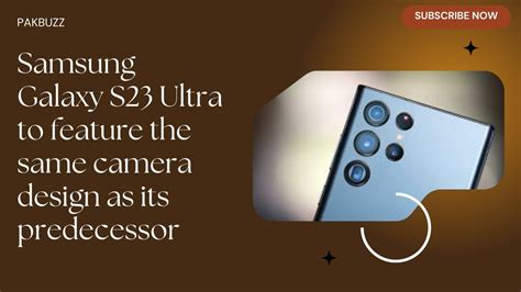 Samsung Galaxy S23 Ultra To Feature The Same Camera Design As Its Predecessor Youtube