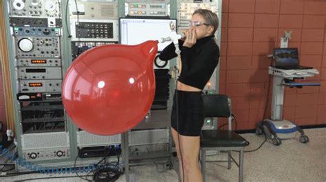 Lora Blows Single And Doublestuffed Bsa 17inch Balloons To Bursting Mp4 720p The Inflation