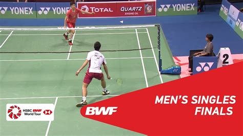 MS CHOU Tien Chen TPE 3 Vs SHI Yuqi CHN 4 BWF 2018 YouTube