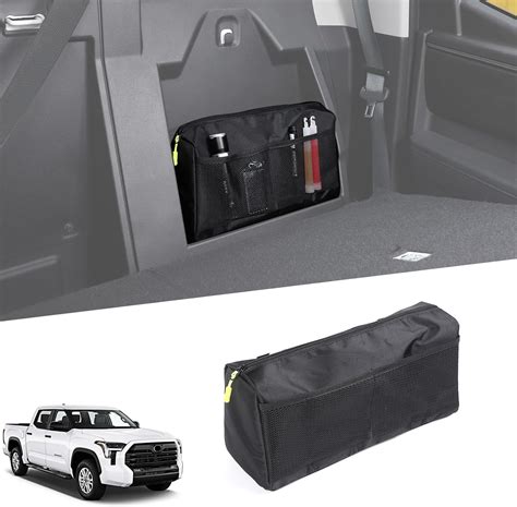 Amazon HIRUFAIT Rear Seat Hidden Storage Bag For Toyot Tundra