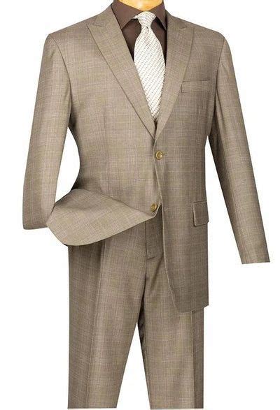 Fashinique Collection Blue 2 Piece Glen Plaid Regular Fit Suit Glen