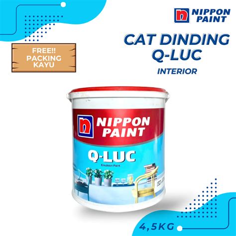 Jual QLuc Nippon Paint 4 5Kg Warna Lengkap Paking KAYU Cat Qluc 4 5kg