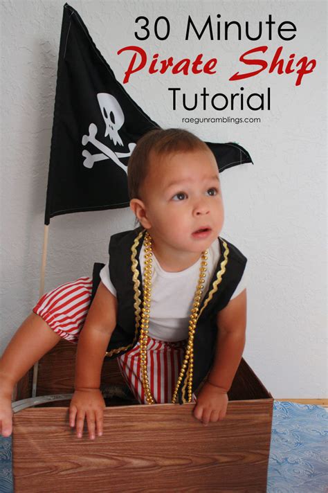 30 Minute DIY Pirate Ship Tutorial - Rae Gun Ramblings