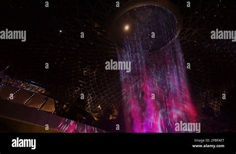 Jewel Changi Airport – Rain Vortex Stock Video Footage - Alamy