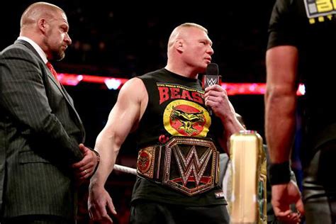 Yes or No: Is Brock Lesnar leaving WrestleMania 31 with the title ...