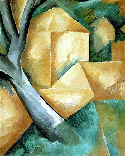 Houses At L Estaque Painting By Georges Braque