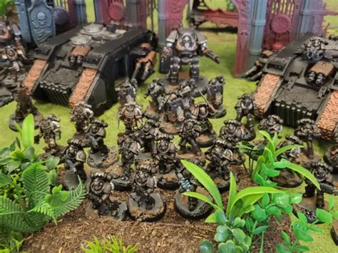 Warhammer 40k Forgeworld Iron Hands Army Fully Painted Including Oop