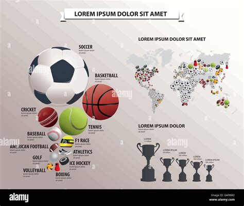 Infographics Of The Twelve Most Popular Sports In The World World Map