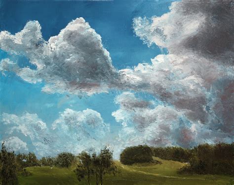 Windy Day Oil Painting By Vladimir Volosov | absolutearts.com