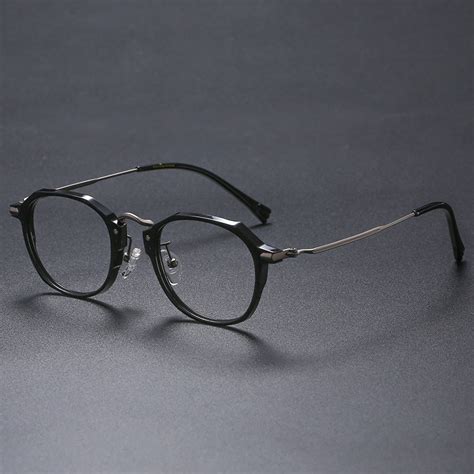 Wholesale Highend Pure Titanium Metal Eyeglass 9676 Rebornvision