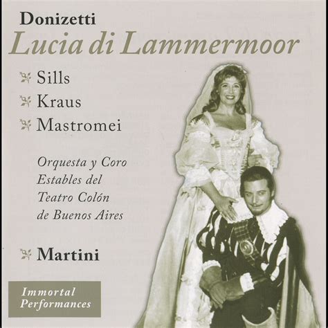 Donizetti Lucia Di Lammermoor By Alfredo Kraus Beverly Sills