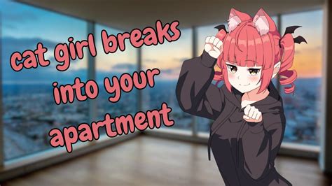 Cat Girl Breaks Into Your Apartment 😻💕 F4a [asmr Rp] [comfort