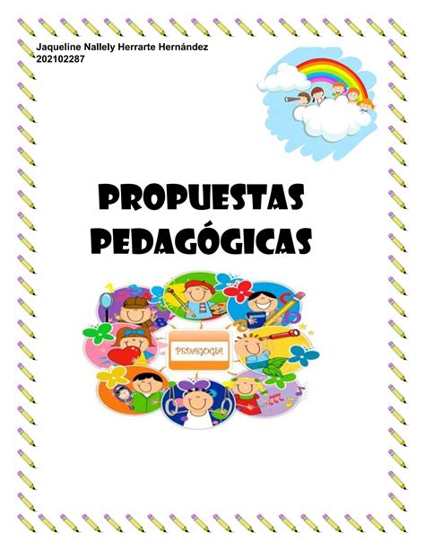 Propuestas pedagógicas by Jaqueline Herrarte Issuu