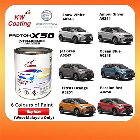 Kw K Car Paint Proton X Colour Cat Kereta K Proton All Colour Lt